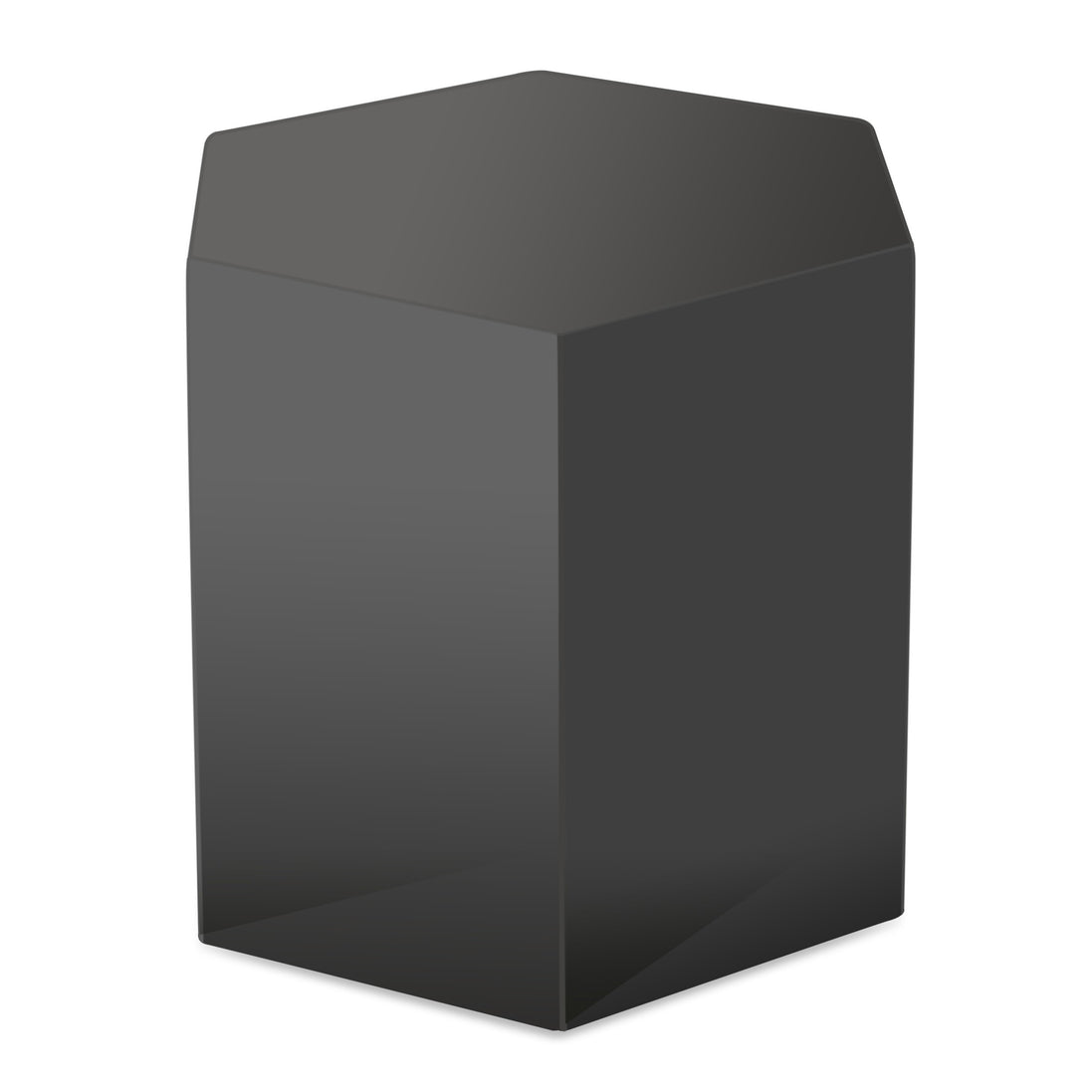 Newmont - Medium Grey High Gloss End Table