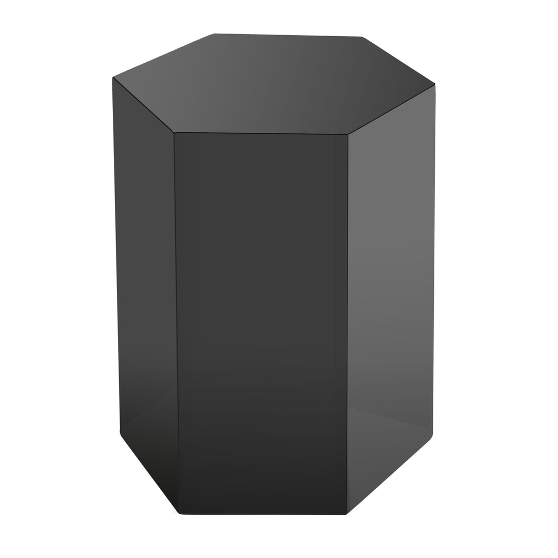 Newmont - Large Grey High Gloss End Table