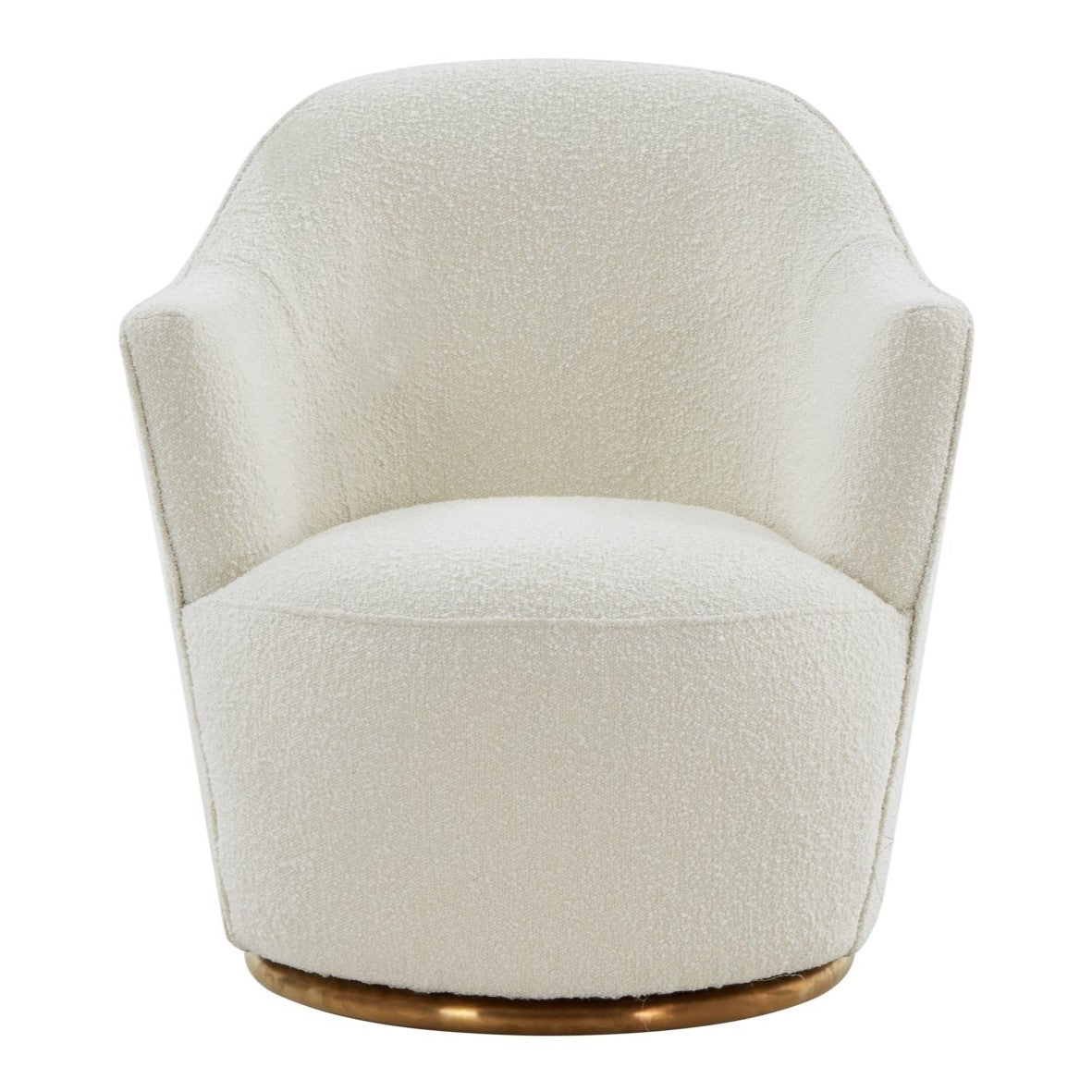 Vera - Modern Sherpa Swivel Accent Chair - image 2