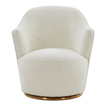 Vera - Modern Sherpa Swivel Accent Chair - image 2