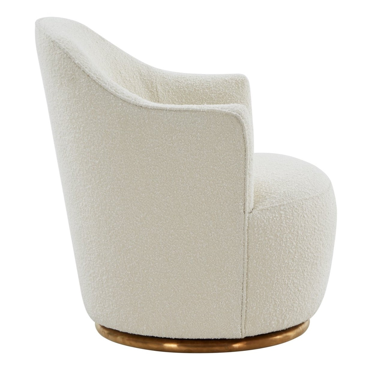 Vera - Modern Sherpa Swivel Accent Chair - image 3