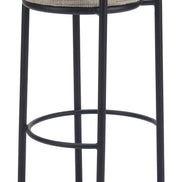 Sisal Barstool (Set of 2) Beige Tweed