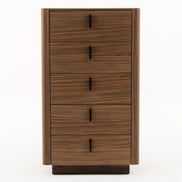 Chelton- Contemporary Walnut and White Ceramic Chest - image 2