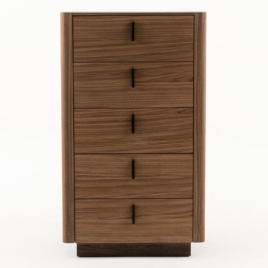 Chelton- Contemporary Walnut and White Ceramic Chest - image 2