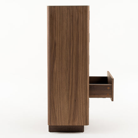 Chelton- Contemporary Walnut and White Ceramic Chest - image 5