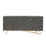 Katzu- Modern Grey and Rose Gold Buffet - image 2