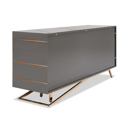 Katzu- Modern Grey and Rose Gold Buffet - image 4