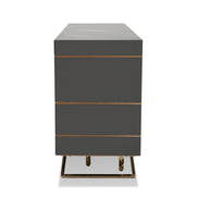 Katzu- Modern Grey and Rose Gold Buffet - image 5