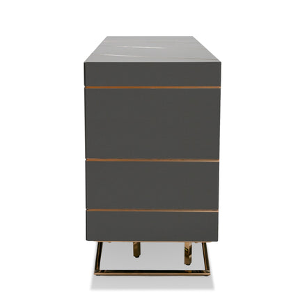 Katzu- Modern Grey and Rose Gold Buffet - image 5