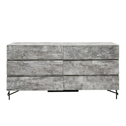 Aria - Italian Modern Multi Grey with texture Dresser - image 3