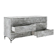 Aria - Italian Modern Multi Grey with texture Dresser - image 5