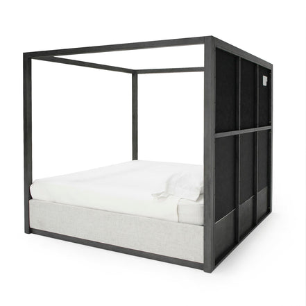 Manhattan - Contemporary Canopy Grey Bed -eastern - image 5