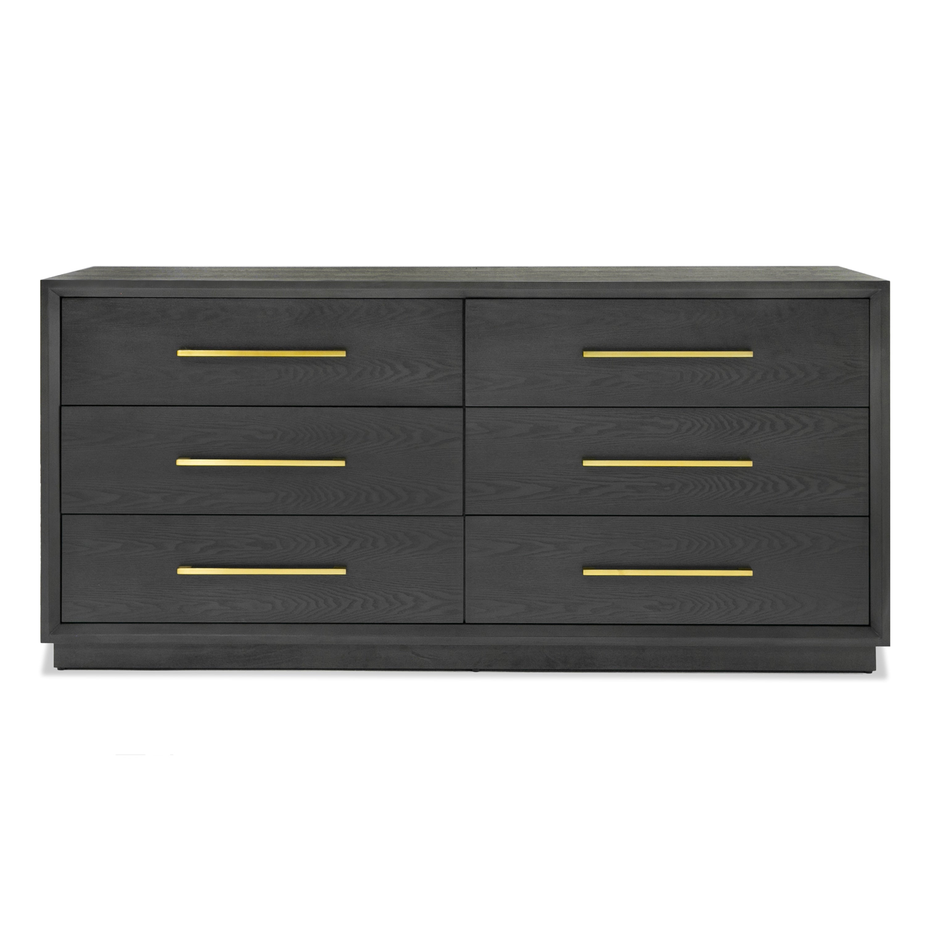 Manhattan- Contemporary Grey and Gold Dresser - image 3