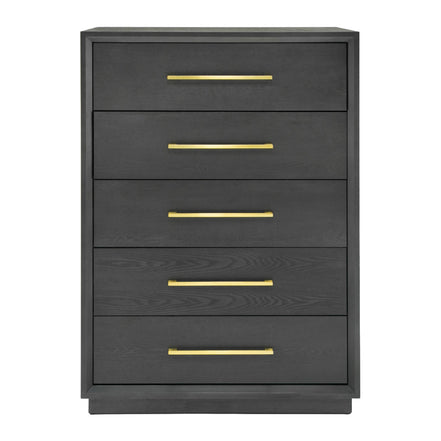 Manhattan- Contemporary Grey and Gold Chest