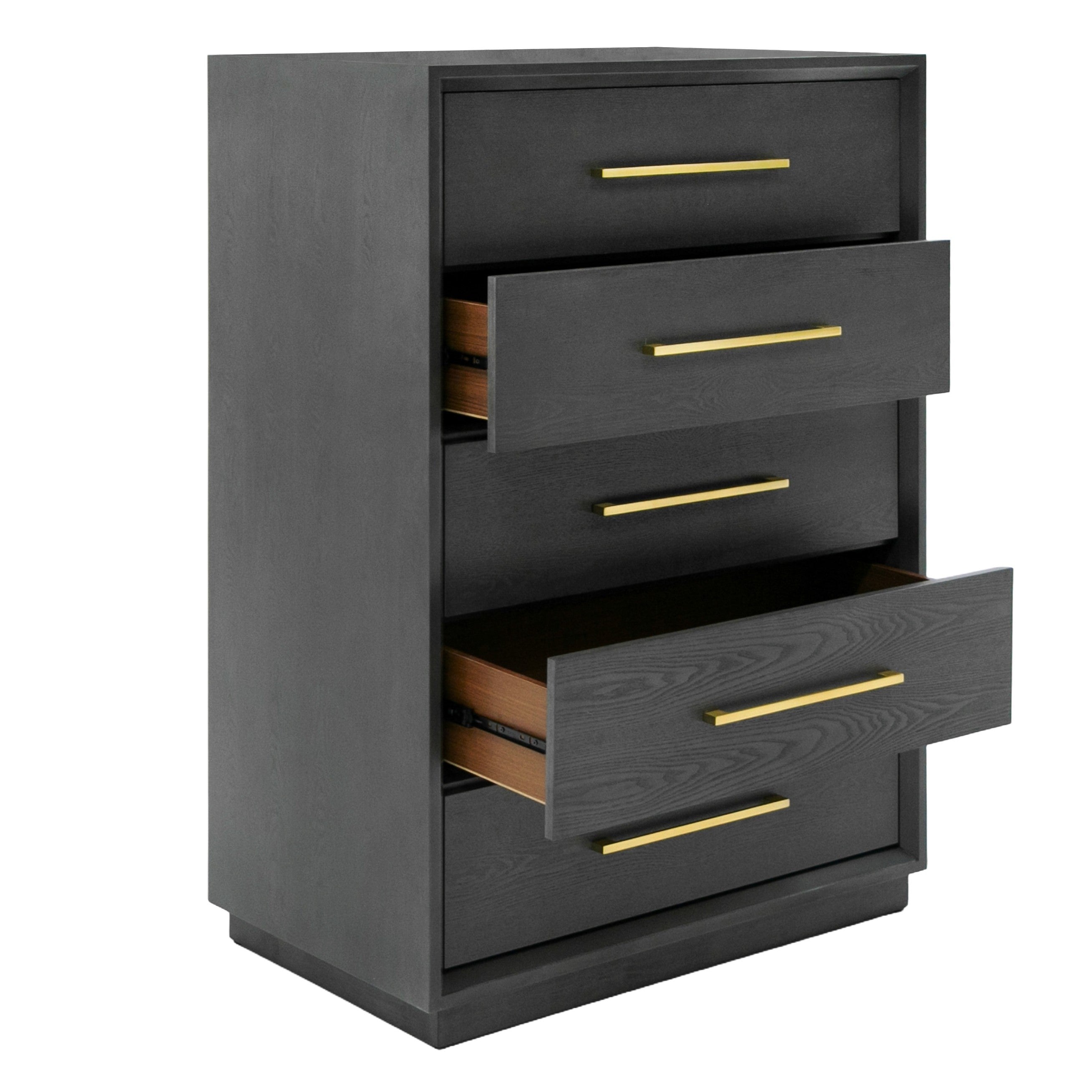Manhattan- Contemporary Grey and Gold Chest - image 5
