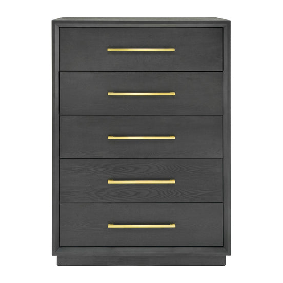 Manhattan- Contemporary Grey and Gold Chest