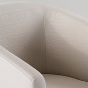 Yukon - Modern Off White Fabric & Brushed Brass Counter Chair - image 4