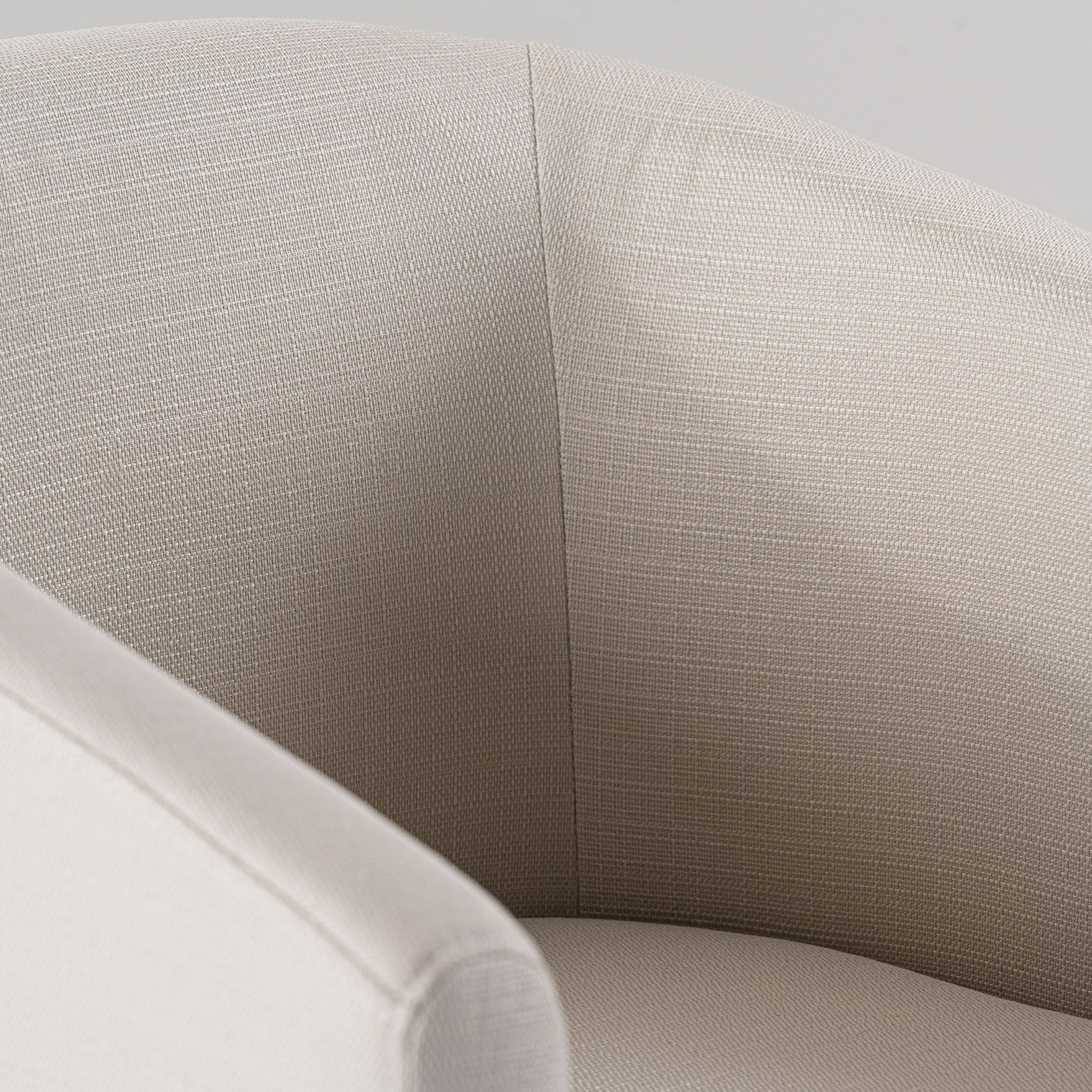 Yukon - Modern Off White Fabric & Brushed Brass Counter Chair - image 4