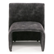 Modern Jarvis Accent Dark Grey Fabric Chair - image 2