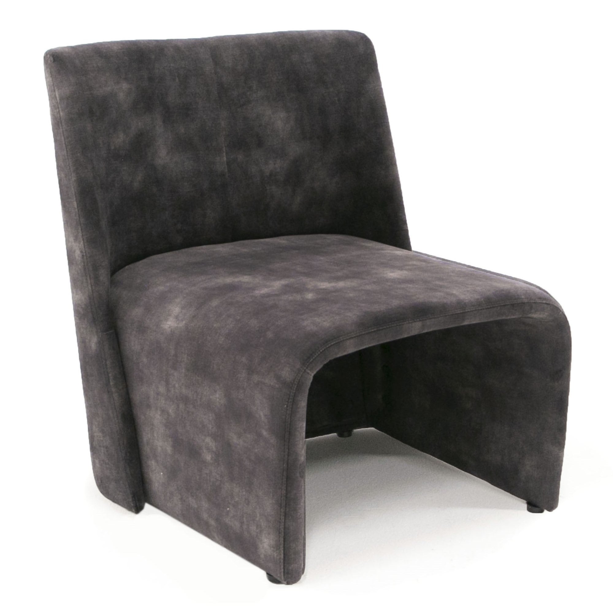 Modern Jarvis Accent Dark Grey Fabric Chair - image 3