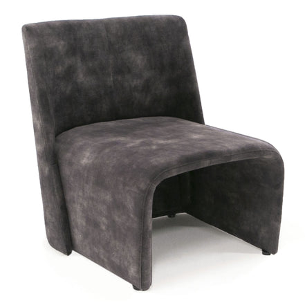 Modern Jarvis Accent Dark Grey Fabric Chair - image 3