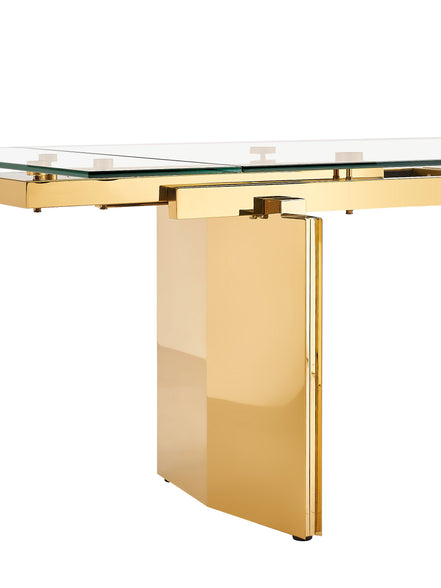 Nassim - Glam Glass Extendable Dining Table - image 4