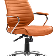 Enterprise Low Back Office Chair Terracotta