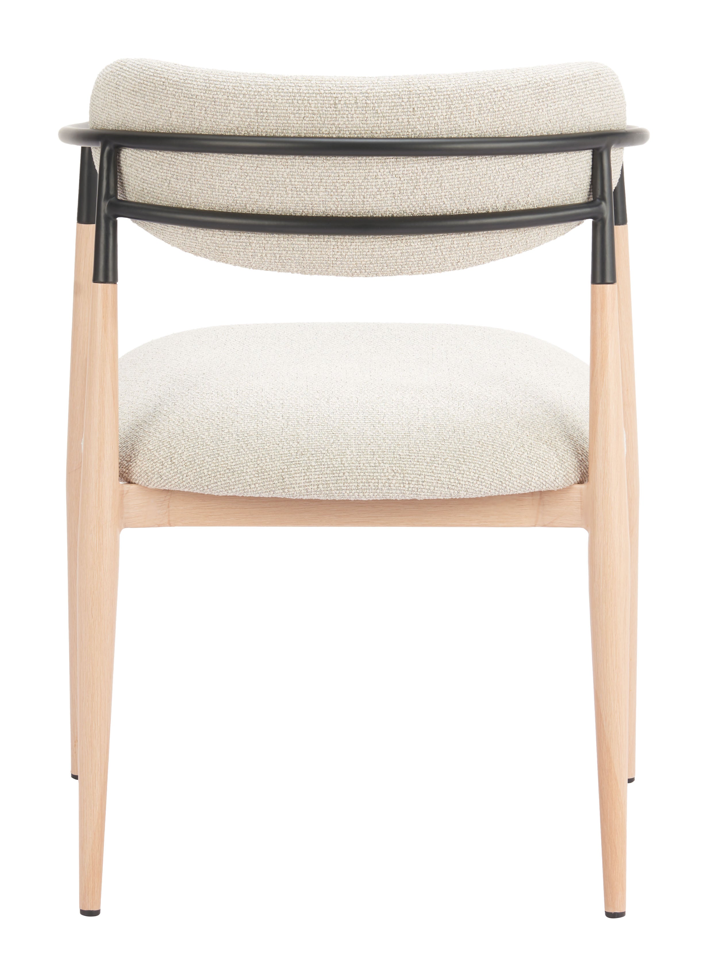 Equinox Dining Chair Oyster Gray & Natural