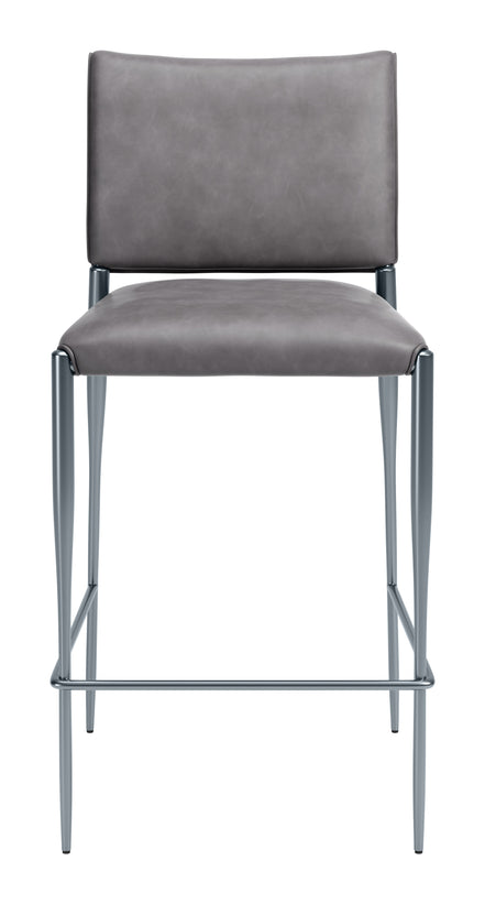 Freesia Barstool (Set of 2) Charcoal Gray