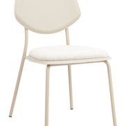 Zeal Dining Chair (Set of 4) Light Gray & Beige