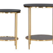Koper Coffee Table Set (2-Piece) Black