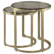 Tessa Nesting Tables (2-Piece) Brass
