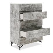 Aria - Italian Modern Multi Grey with texture Chest - image 3