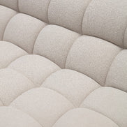 Yolonda - Modern Beige Curved Sectional Sofa - image 4