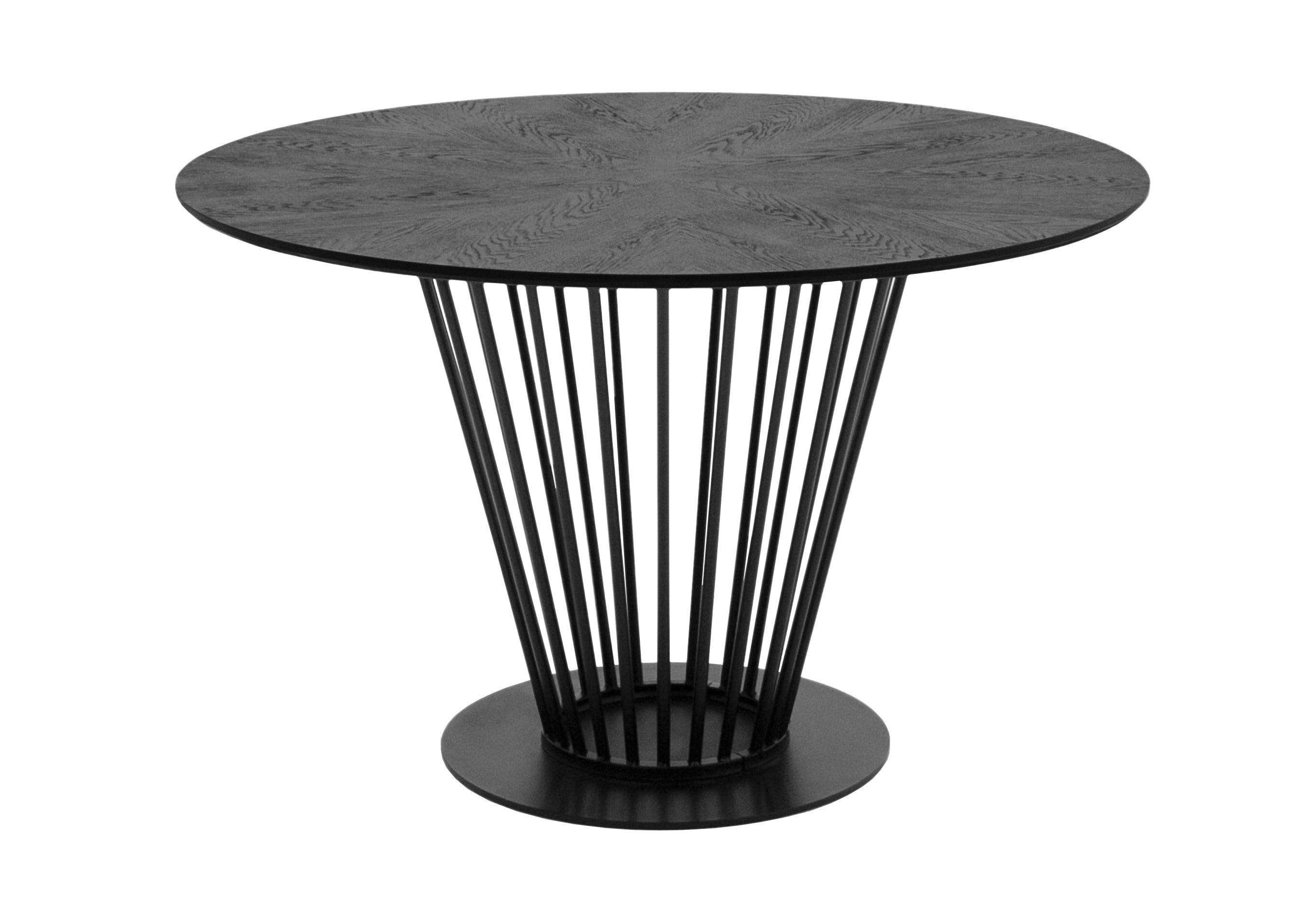 Conroy - Modern Black Round Dining Table - image 5