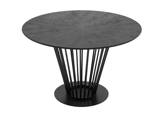 Conroy + Luzerne - Modern Black + Pink Dining Table Set - image 2