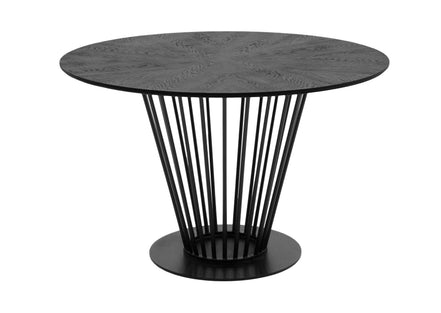 Conroy + Luzerne - Modern Black + Pink Dining Table Set