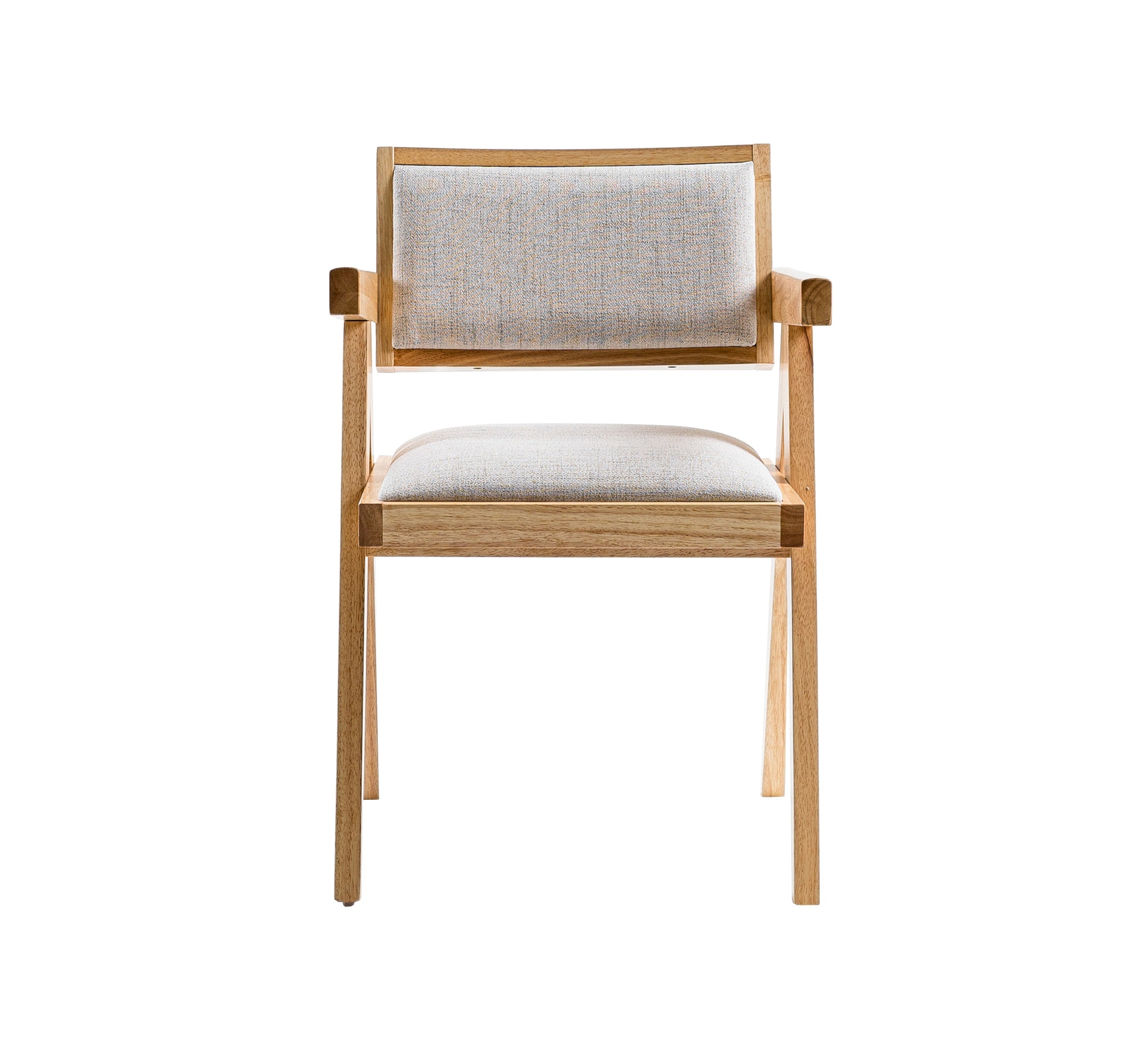 Fern - Modern Natural and Beige Dining Chair Set of 2 - image 2