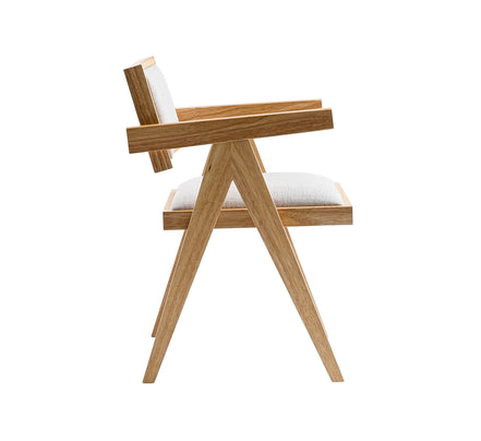 Fern - Modern Natural and Beige Dining Chair Set of 2 - image 3