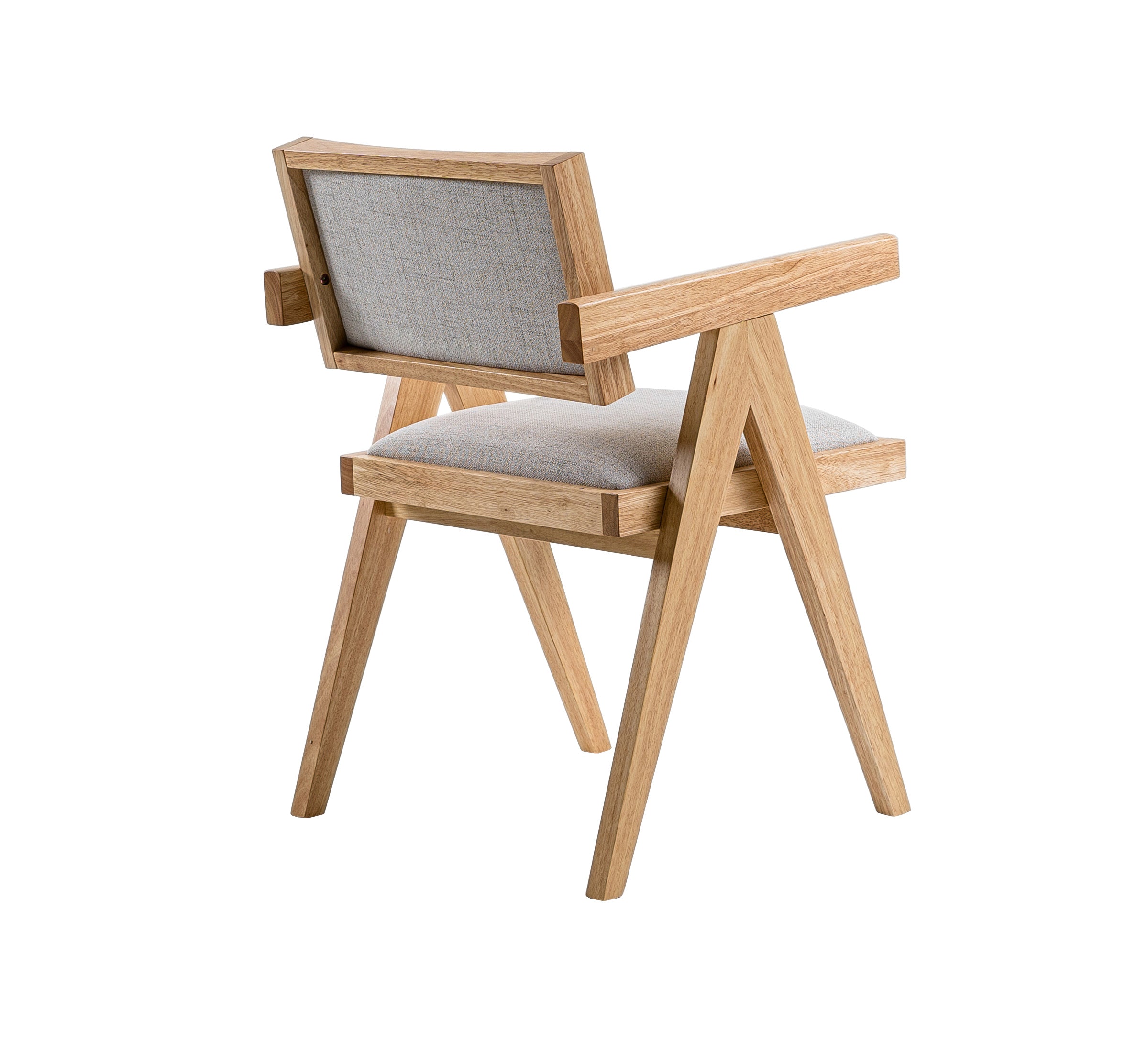 Fern - Modern Natural and Beige Dining Chair Set of 2 - image 4