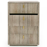 Roma - Modern Faux Travertine + Gold Chest - image 2
