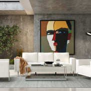 Schmidt - Modern Off White Fabric Chair