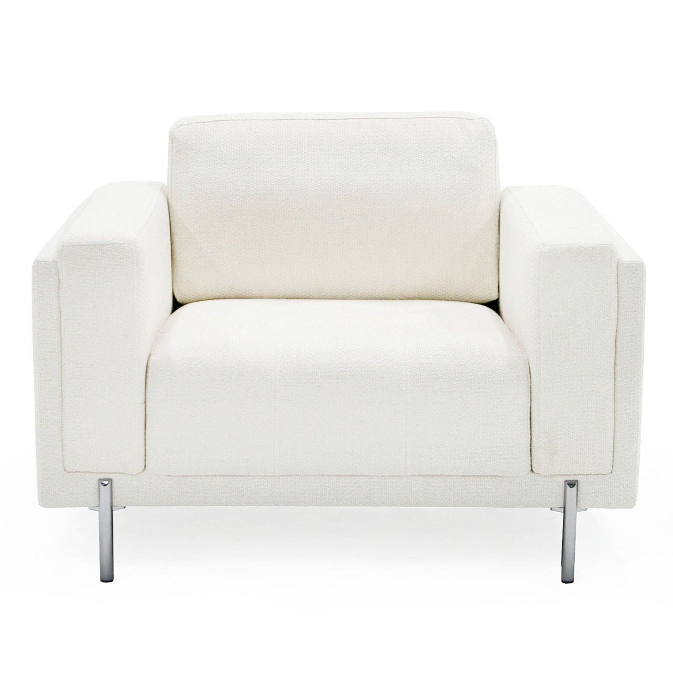 Schmidt - Modern Off White Fabric Chair - image 4