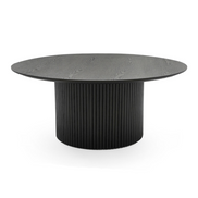 Rawlins Modern Mid Century Black Ash Round Coffee Table - image 4