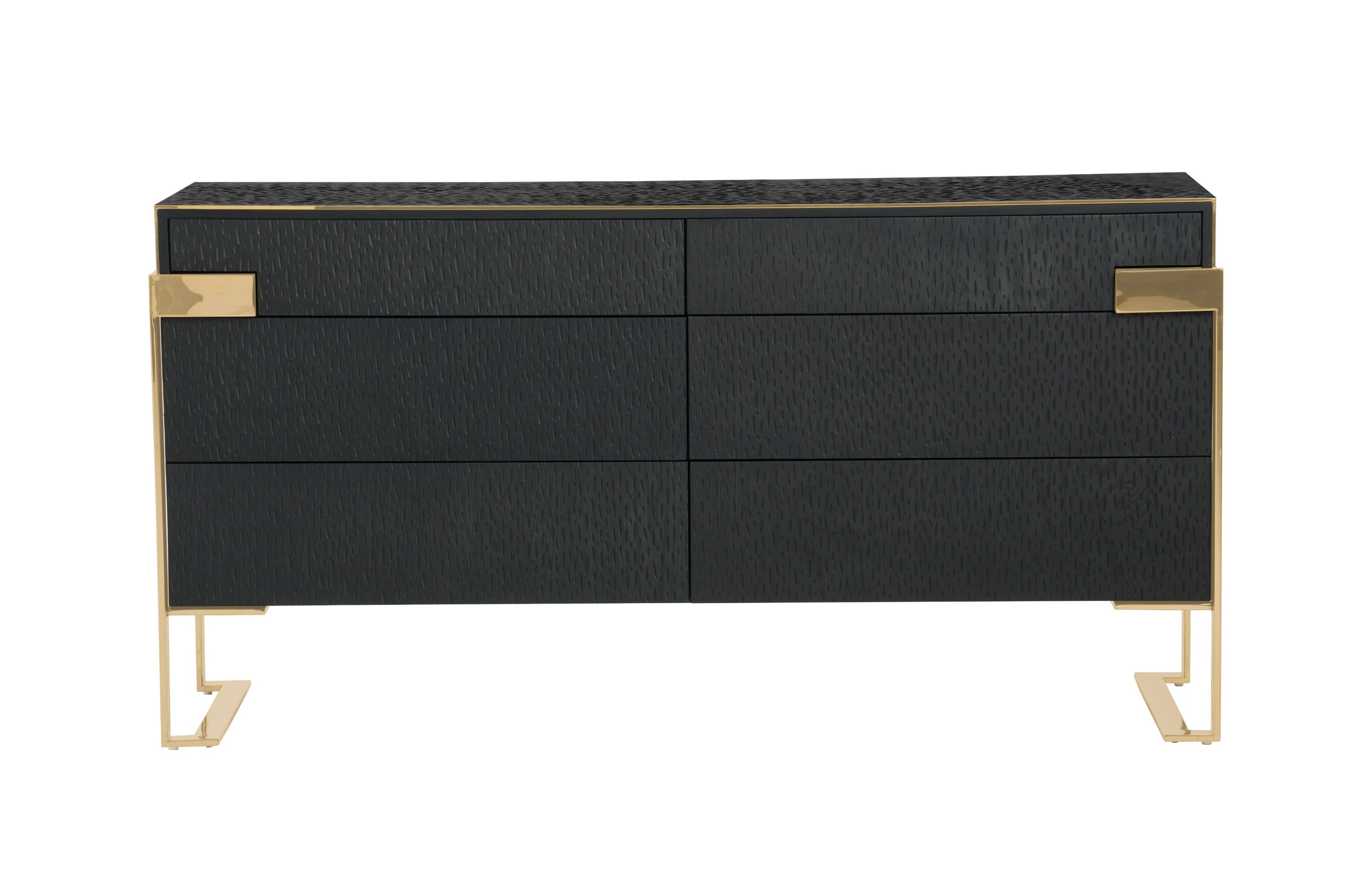 Rothsay - Modern Wenge + Gold Dresser - image 2