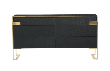 Rothsay - Modern Wenge + Gold Dresser - image 2