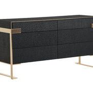 Rothsay - Modern Wenge + Gold Dresser - image 3