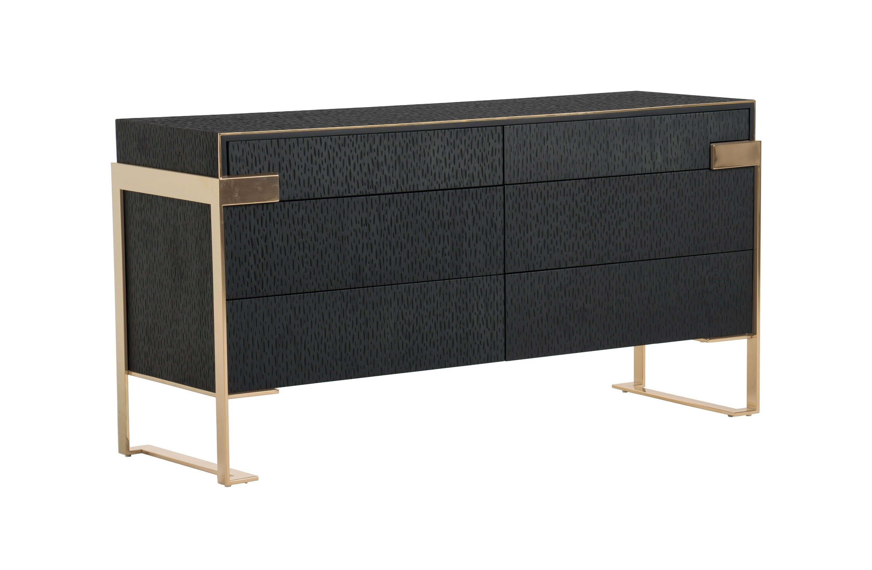 Rothsay - Modern Wenge + Gold Dresser - image 3