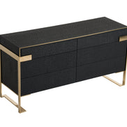 Rothsay - Modern Wenge + Gold Dresser - image 4