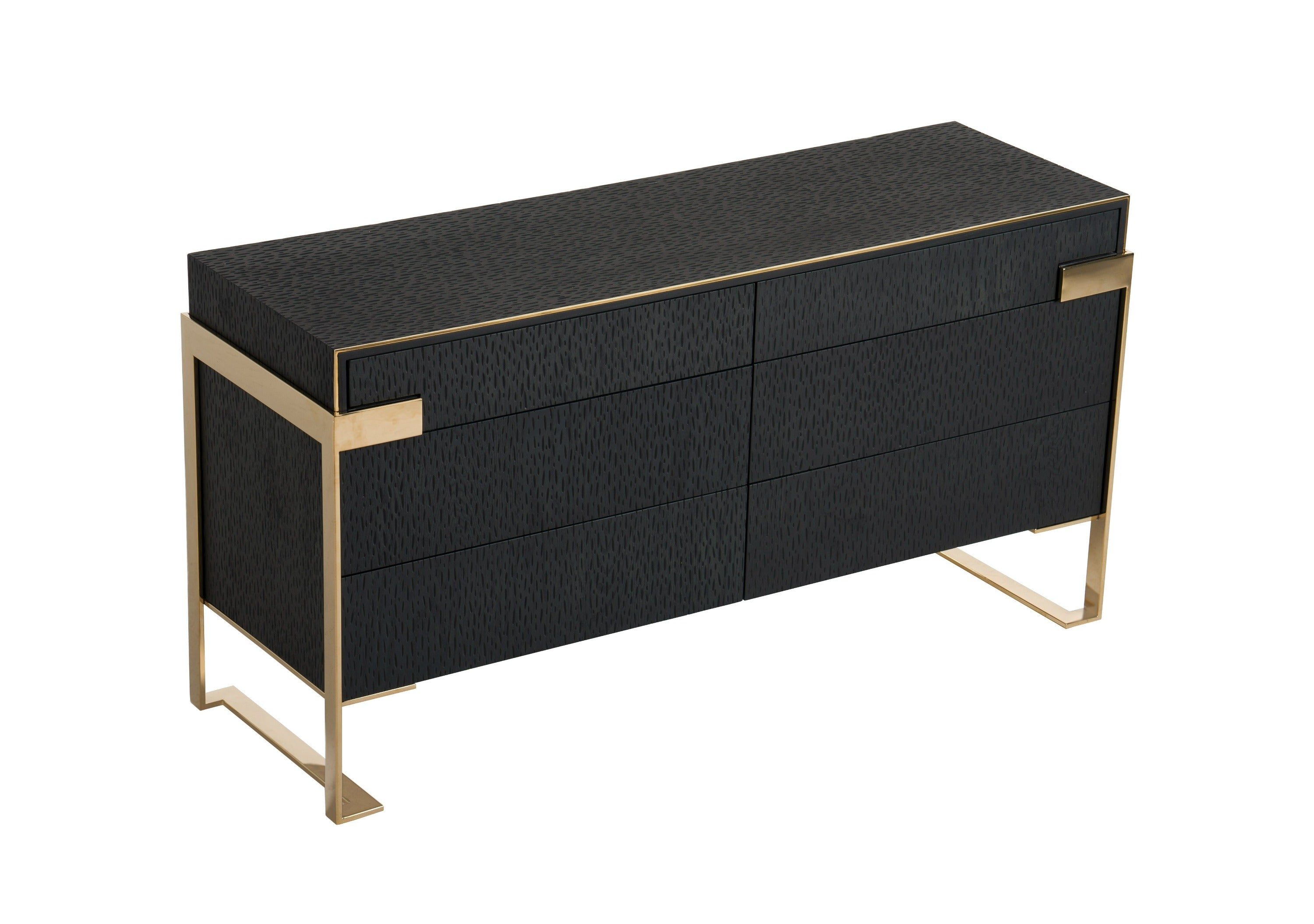 Rothsay - Modern Wenge + Gold Dresser - image 4